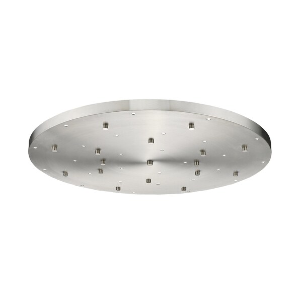 Z-Lite Multi Point Canopy Ceiling Plate, 27-Light, 36 In.W x 2 In.H, Brushed Nickel CP3627R-BN - main